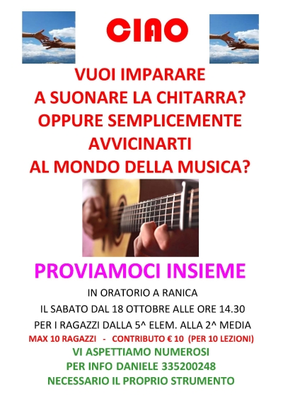 CORSO CHITARRA