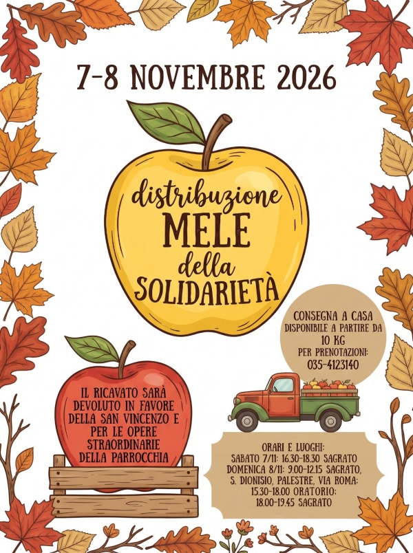 Distribuzione Mele della Solidarietà